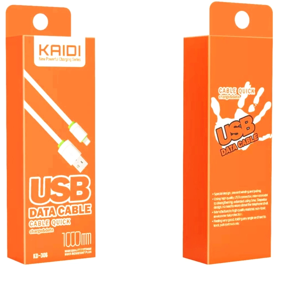 CABO USB 1M - KD-306 TIPO IPHONE